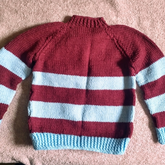 Sweaters,children's,size 4 USA. Handmade. Both for one low price. Shipping extra - Picture 3 of 6